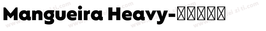 Mangueira Heavy字体转换